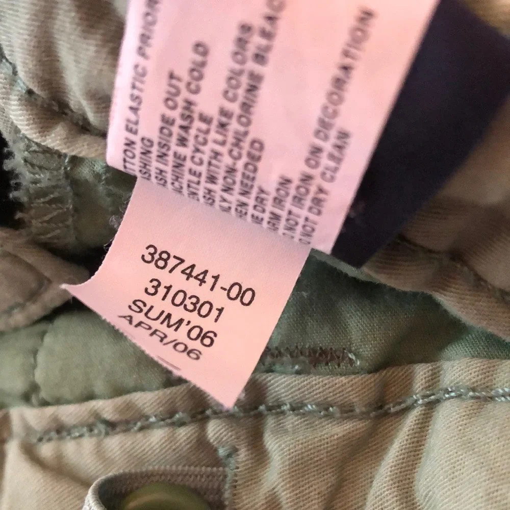 GapKids Green Lightweight Chino Pants Wide Leg Size 8 Regular